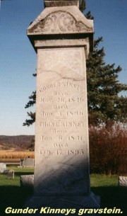 Gunder Kinneys marker.