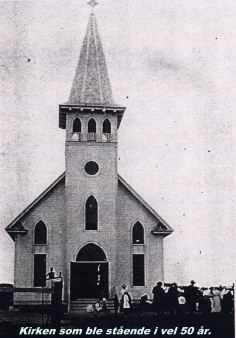 This Holden Church was standing 
a little more than 50 years!