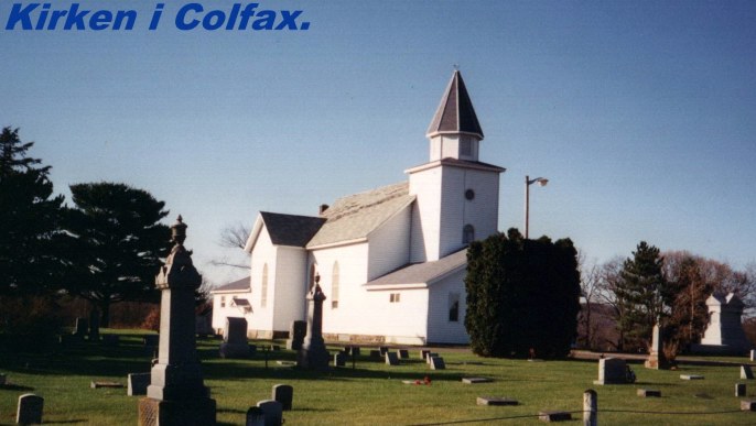 The present Church  --  Kirken i Colfax 